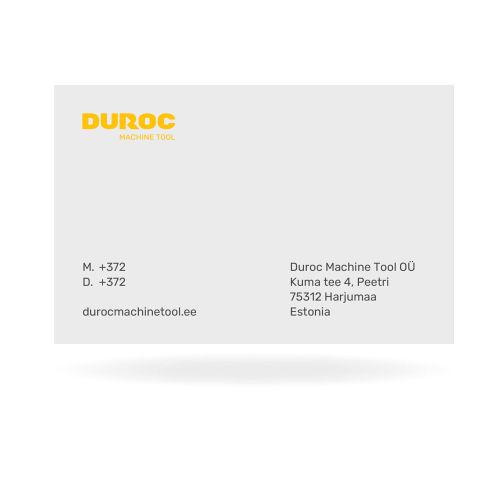 Duroc Business card - Estonia - Harjumaa