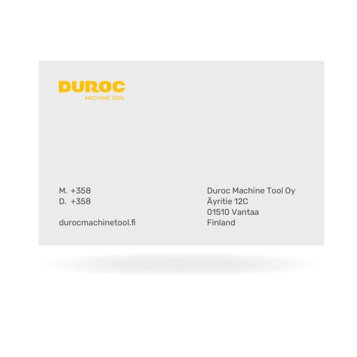 Duroc Business card - Finland