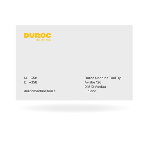 Duroc Business card - Finland - 200 pcs.