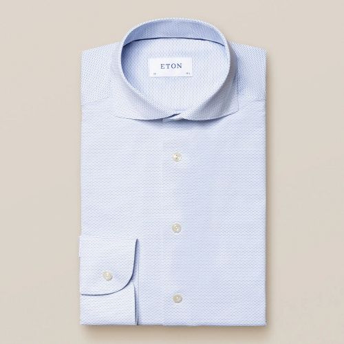 Eton Slim Fit Blue Pattern